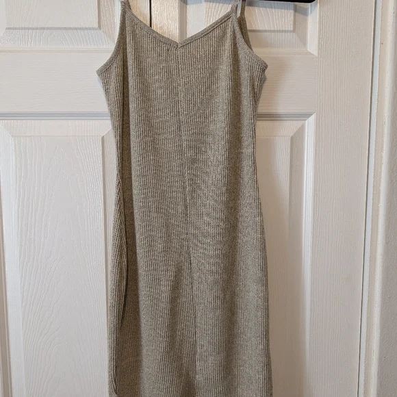 Almost Famous Beige Mini Dress - Picture 3 of 4